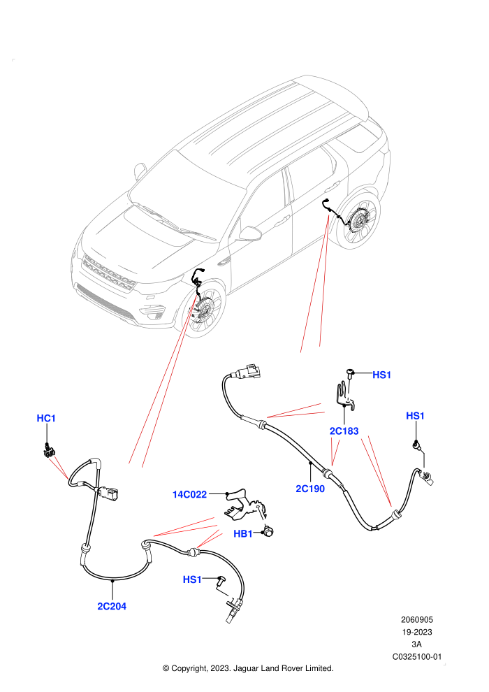 Anti-Lock Braking System (Itatiaia (Brazil))(ABS/Speed Sensor)((V)FROMLT000001)