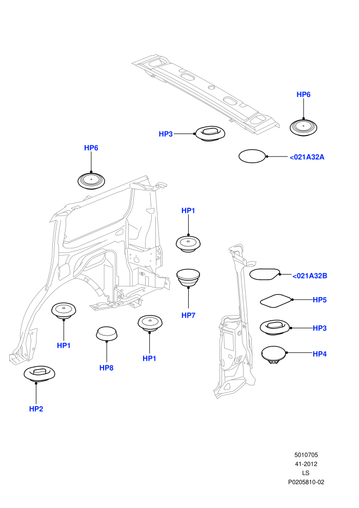 Plugs - Body (Rear)((V)FROMAA000001)
