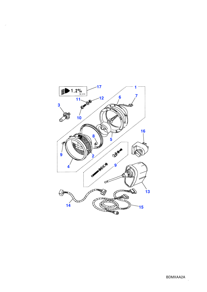 Headlamps (LHD,With Manual Headlamp Levelling)((V)TOJA624754)