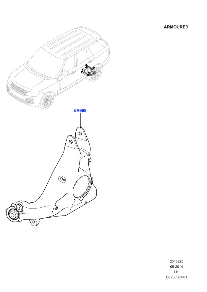 Rear Knuckle And Hub (Armoured)((V)FROMEA000001)