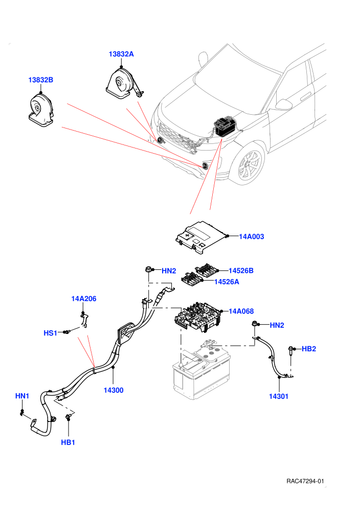 Battery Cables And Horn (Changsu (China))((V)FROMNG593760)