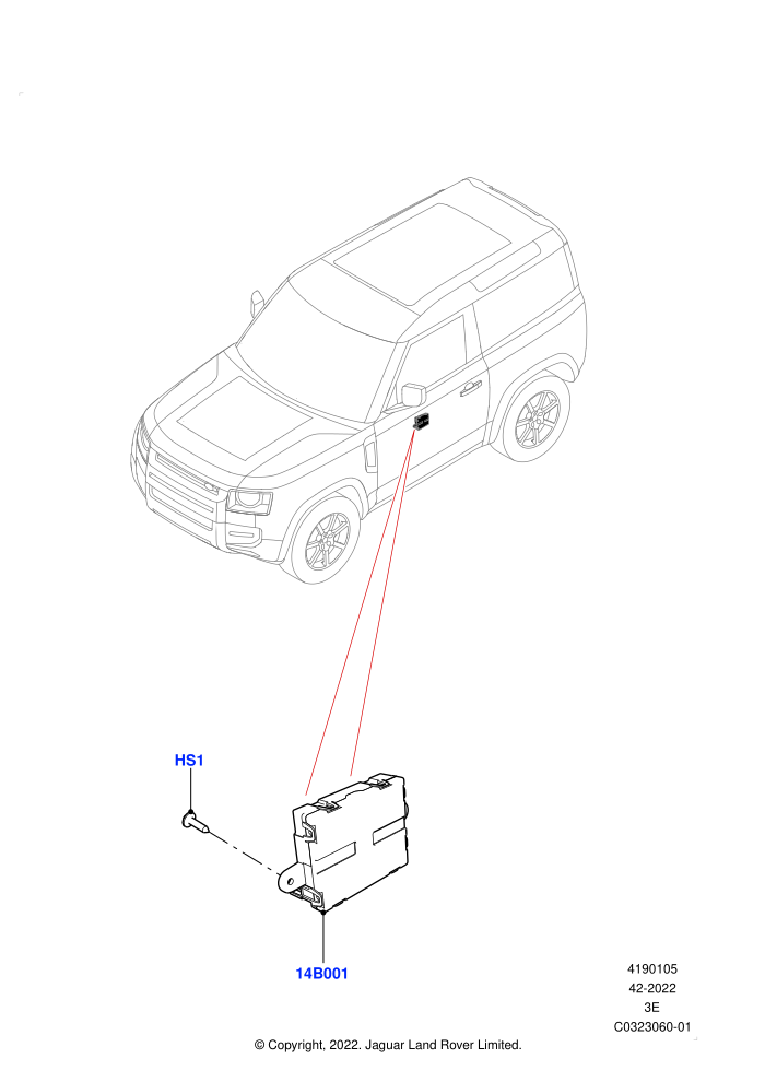 Vehicle Modules And Sensors (Short Wheelbase)