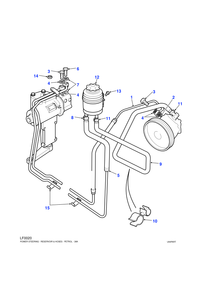 Power Steering Reservoir (With Petrol Engines,With Power Steering)