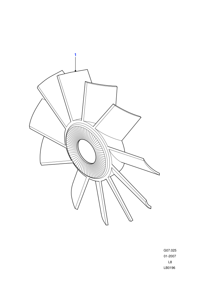Fan - Cooling ((V)FROM7A000001)