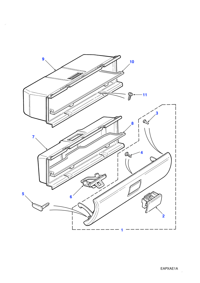 Glove Box ((V)TO1A999999)