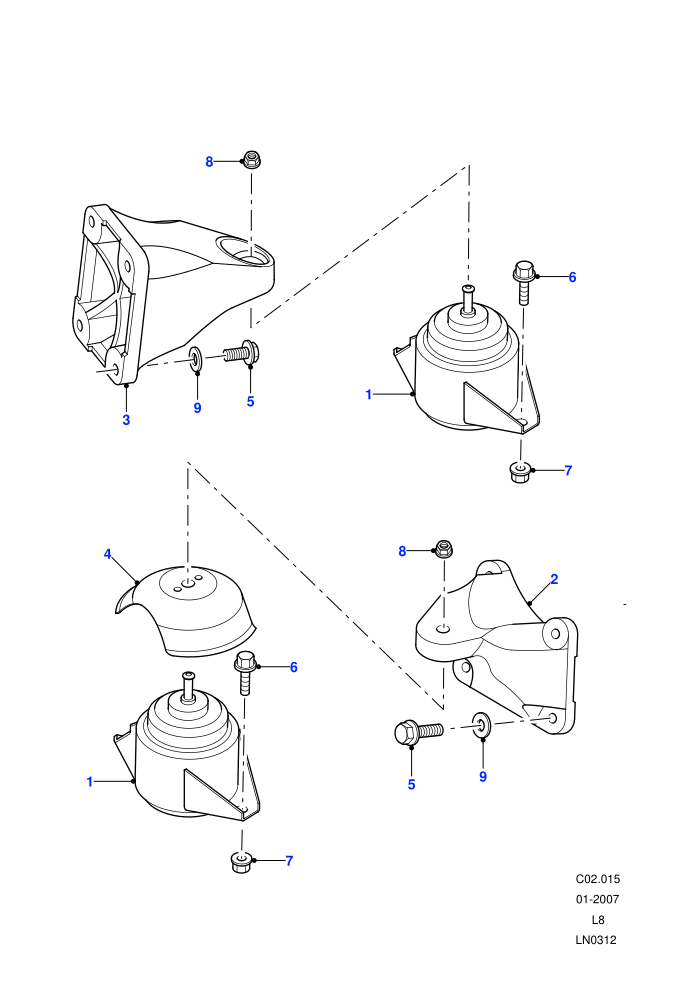 Engine Mounting ((V)FROM7A000001)