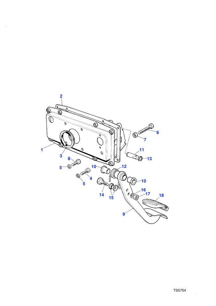 Clutch Pedal (Manual Transmission)((V)TODA301157)