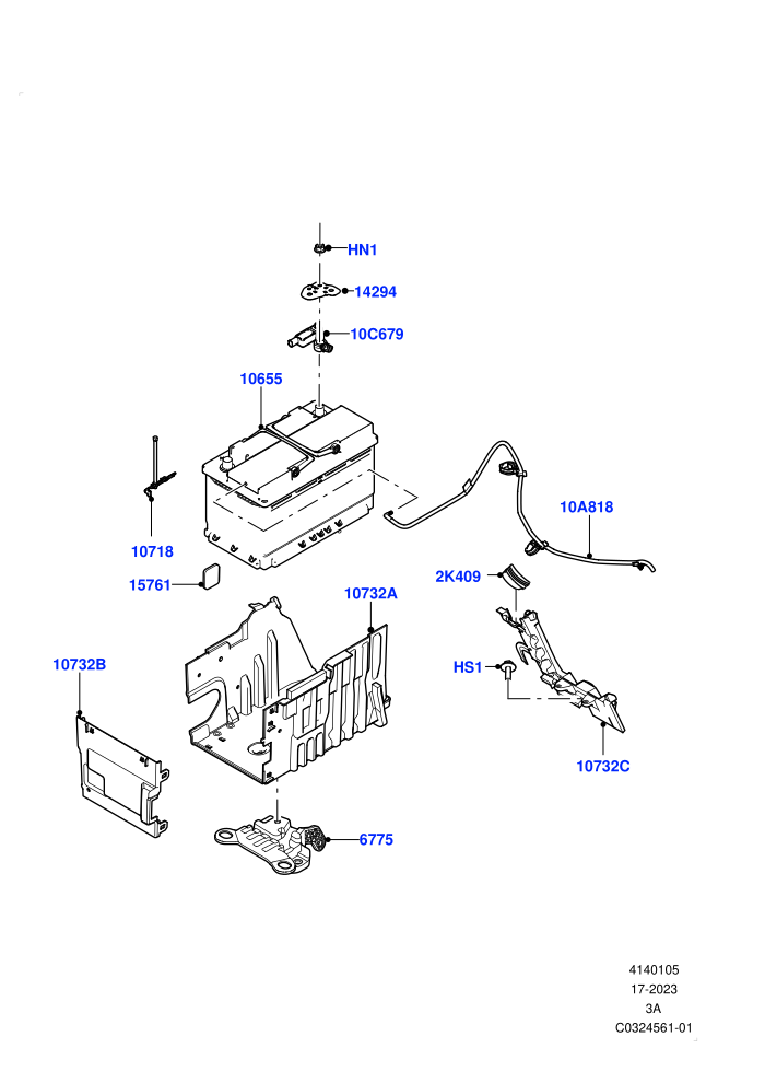 Battery And Mountings (Itatiaia (Brazil))((V)FROMLT000001)