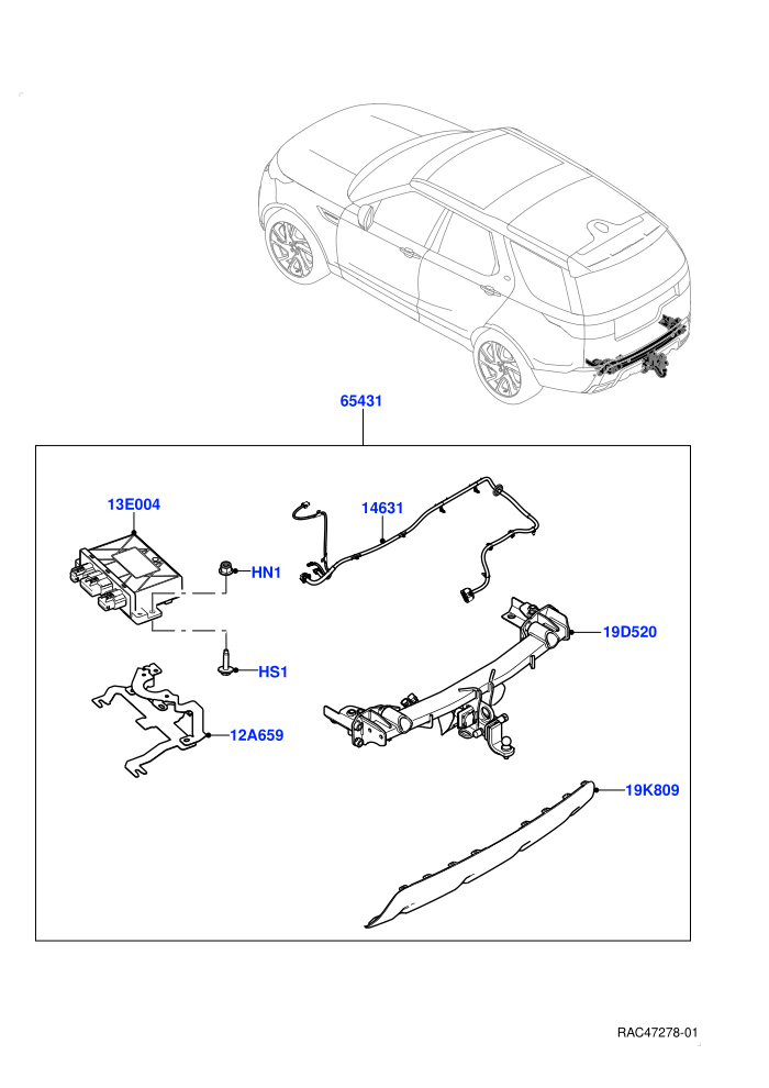 Accessory Pack (AUS 2 Square Reciever Towing)((V)FROMR2000001)