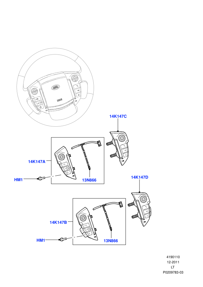 Switches (Steering Wheel)((V)FROMAA000001)
