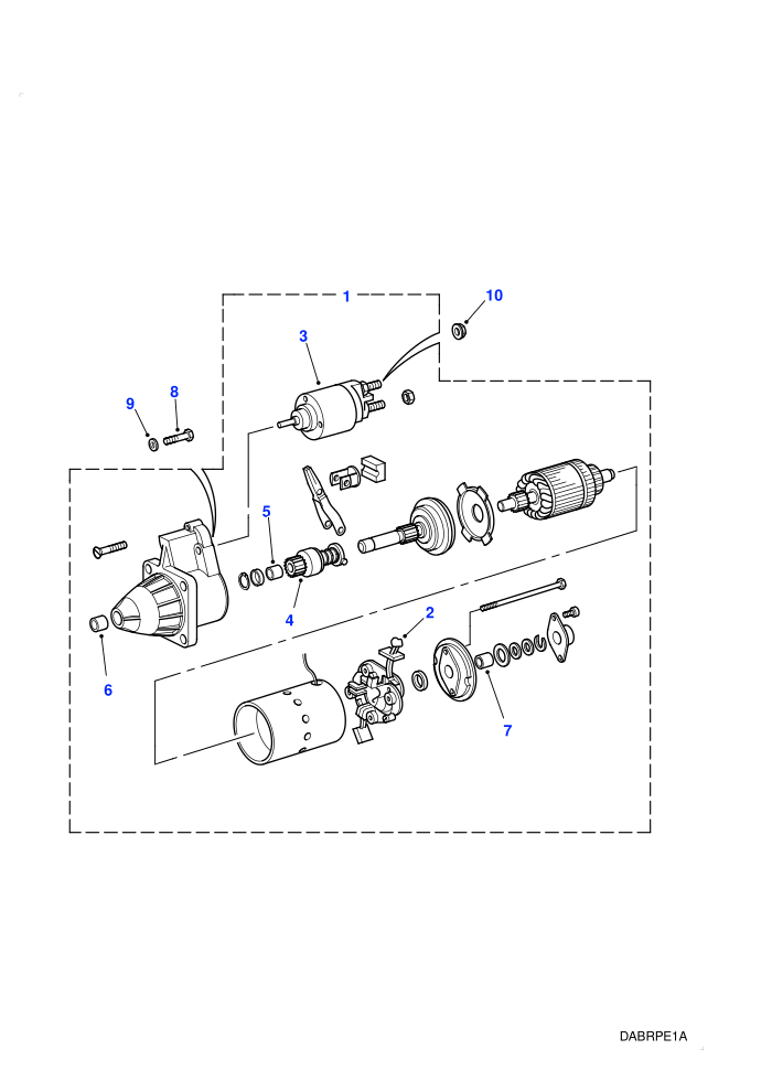 Starter Motor (4.0L V8 Efi Petrol LC,4.6L V8 Efi Petrol LC,V8 EFI Petrol)