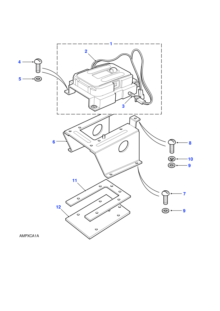 Auto Selector Mounting (4.0L V8 L/R EFI Petrol,90 Wheelbase,Automatic Transmission)