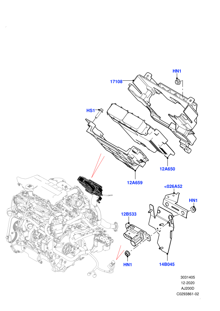 Engine Modules And Sensors (2.0L AJ20D4 Diesel High PTA,Halewood (UK))