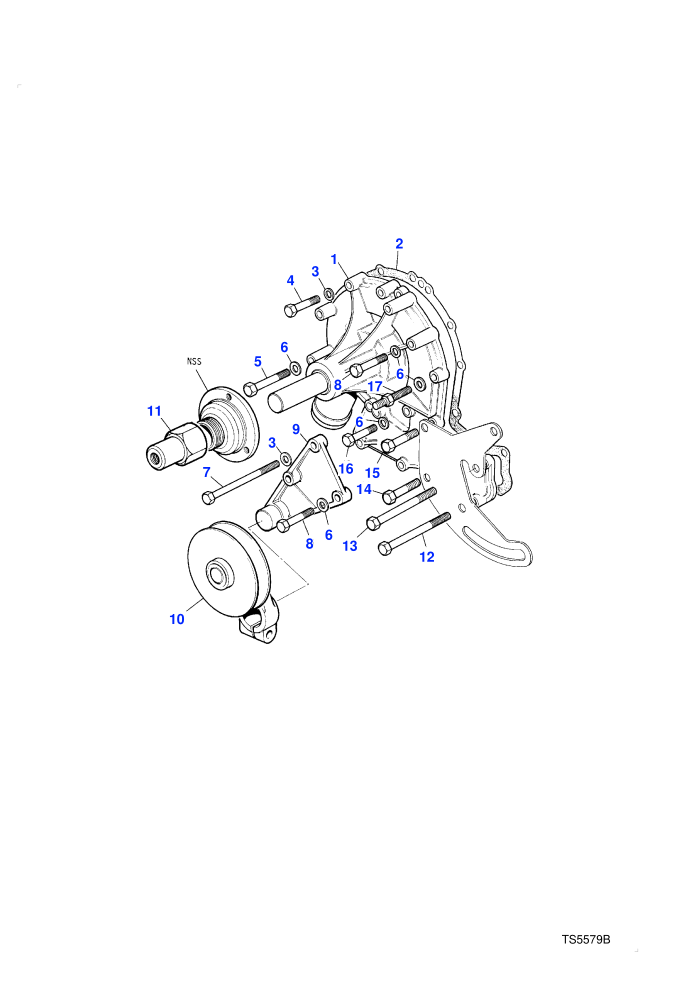 Coolant Pump (V8 Twin Carb L/R Petrol)
