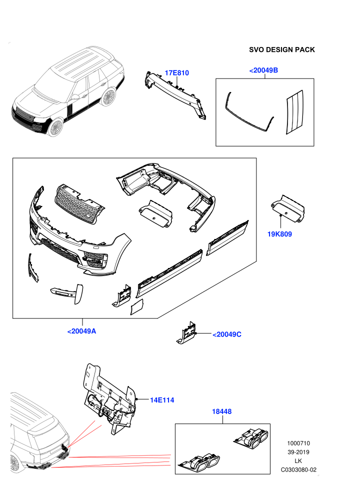 Exterior Body Styling Items (Less Electric Engine Battery,Standard Wheelbase,With Front Fog Lamps)(SVO Design Pack Kits)((V)FROMJA000001)
