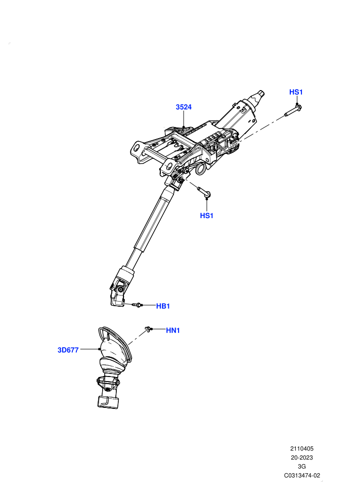 Steering Column (Itatiaia (Brazil))