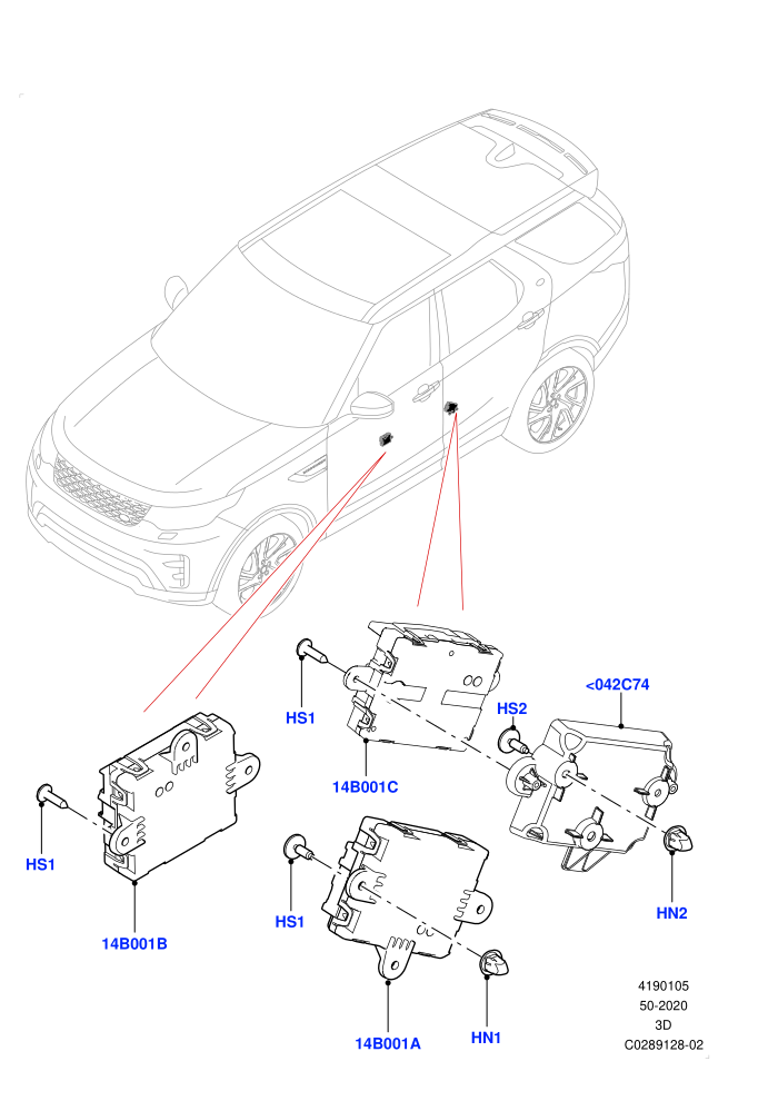 Vehicle Modules And Sensors (Door,Nitra Plant Build)((V)FROMK2000001)