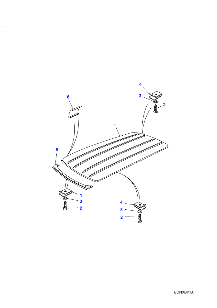 Roof Assembly-Plain (Less Sun Roof)