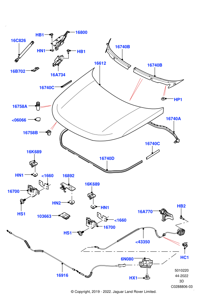 Hood And Related Parts (Nitra Plant Build)((V)FROMK2000001)