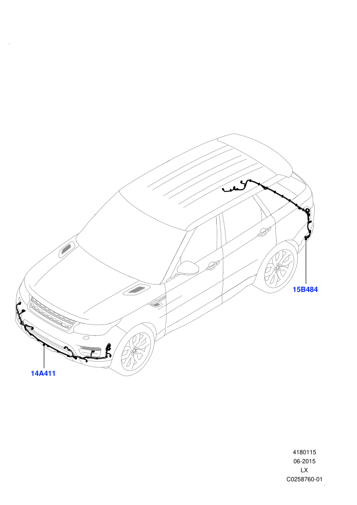 Electrical Wiring - Body And Rear (SVR,SVR Version)(Bumper)((V)FROMFA000001)