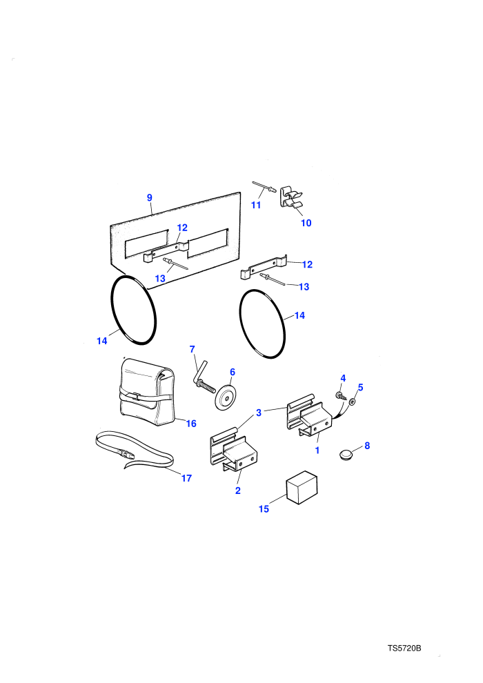 Spare Wheel Retention & Tool Stowage