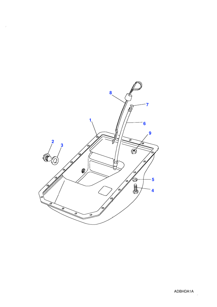 Sump (2.5L 4 Cyl Turbo Diesel)