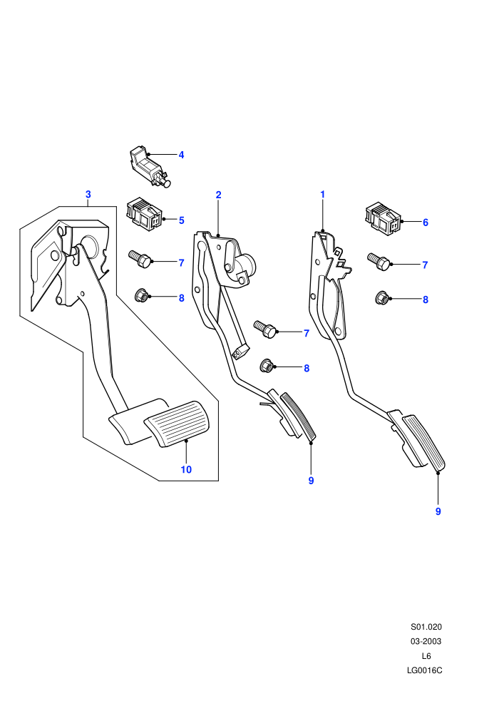 Pedal Box Assy (Automatic Transmission)