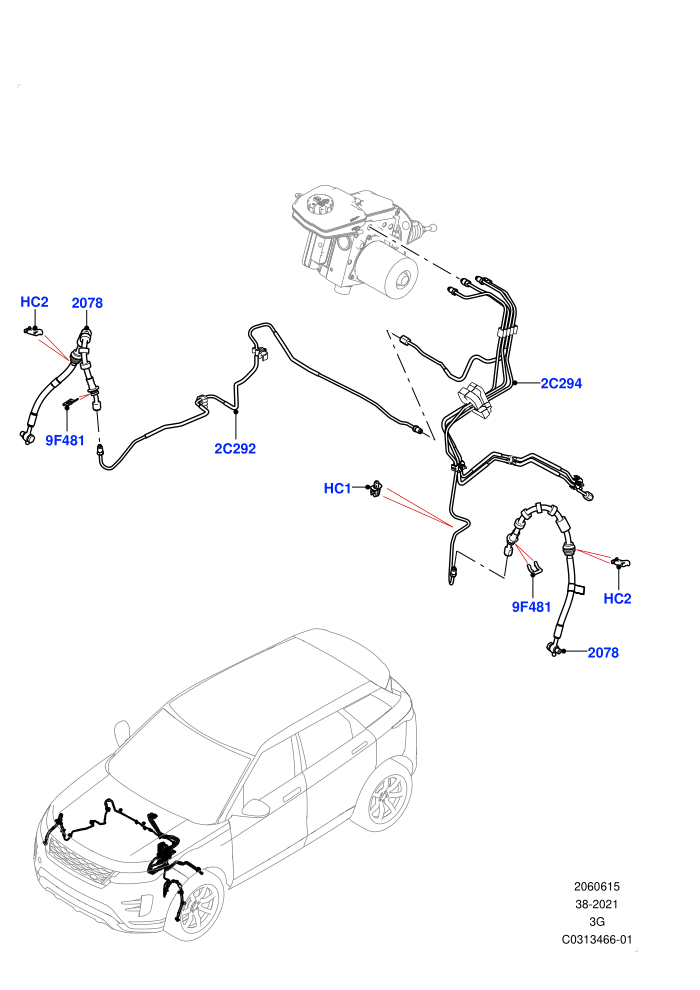 Front Brake Pipes (Itatiaia (Brazil))