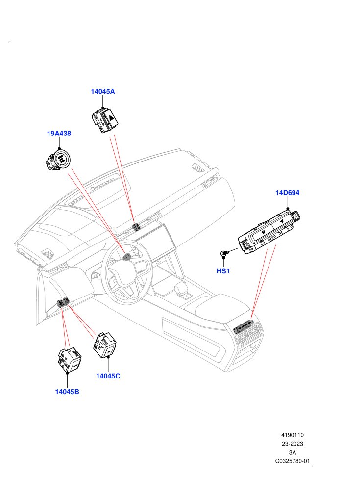 Switches (Changsu (China))(Facia And Console)((V)FROMPG169279)