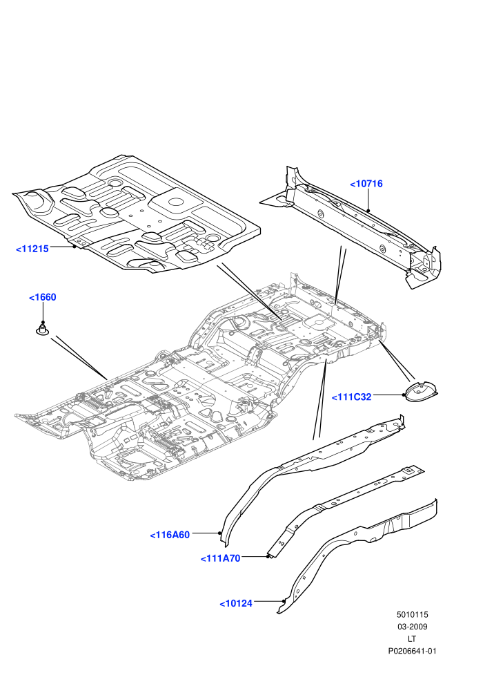 Floor Pan - Centre And Rear ((V)FROMAA000001)