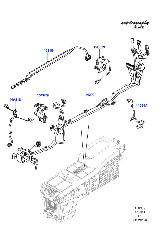 Electrical Wiring - Engine And Dash (Console Deployable Tables)(Console)((V)TOHA999999 (V)FROMEA000001)