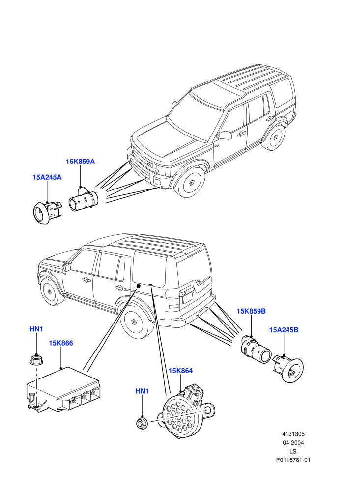 Parking Distance Control ((V)TO9A999999)