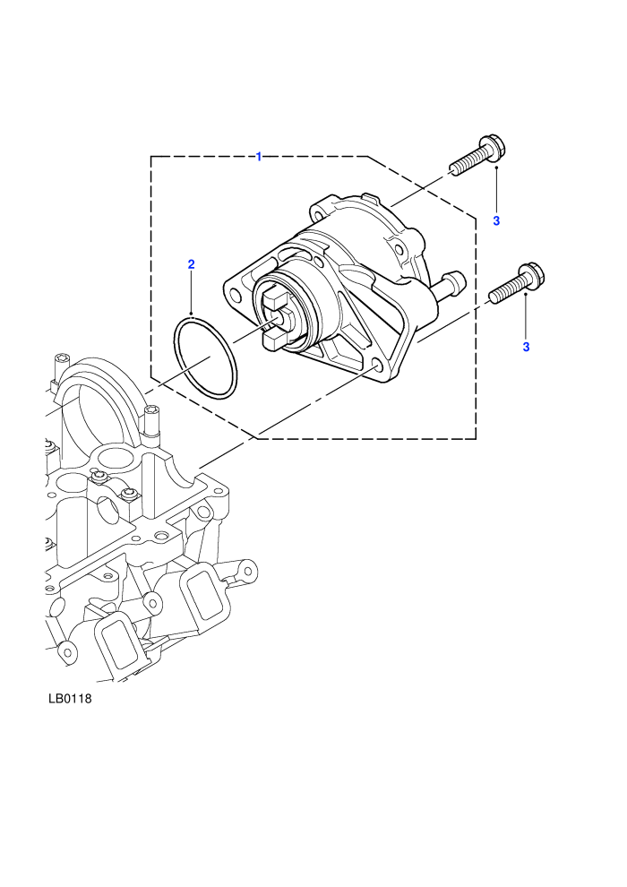 Vacuum Pump (M47 2.0L I4 16V Diesel)
