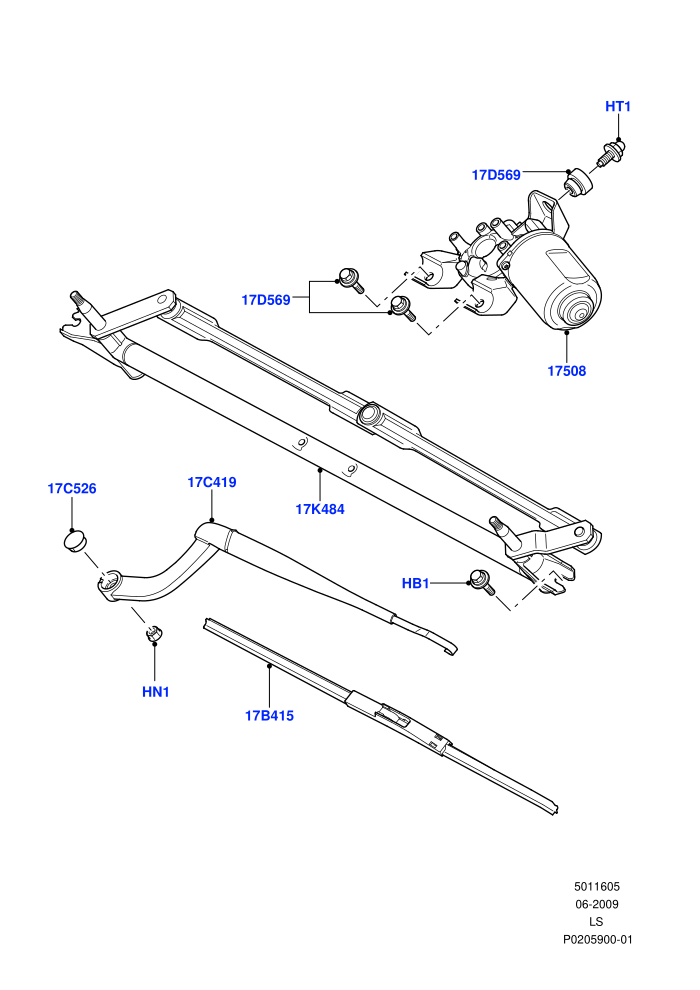 Windscreen Wiper ((V)FROMAA000001)