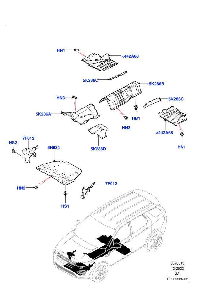 Splash And Heat Shields (Itatiaia (Brazil))(Body,Front)((V)TOKT999999 (V)FROMGT000001)