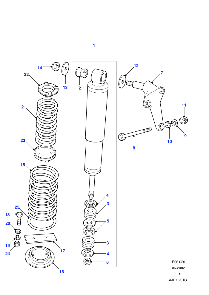 Shock Absorbers & Springs (110,130 Wheelbase)