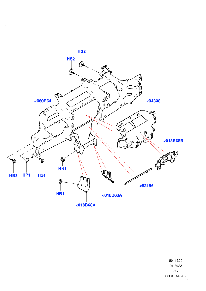 Instrument Panel (Itatiaia (Brazil))(Internal Components)
