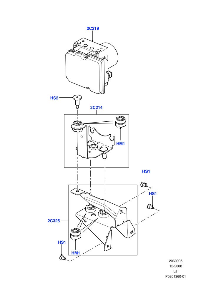 Anti-Lock Braking System (ABS Modulator)((V)FROMAA000001)