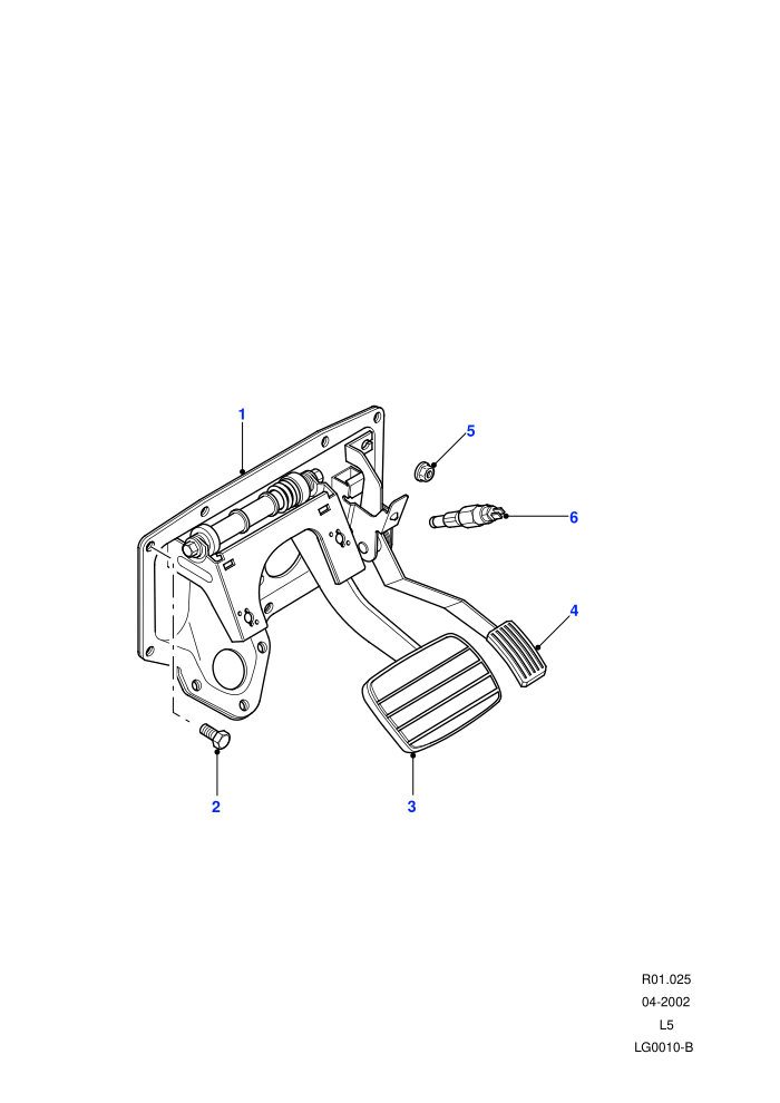 Pedal Box Assy (Automatic Transmission)