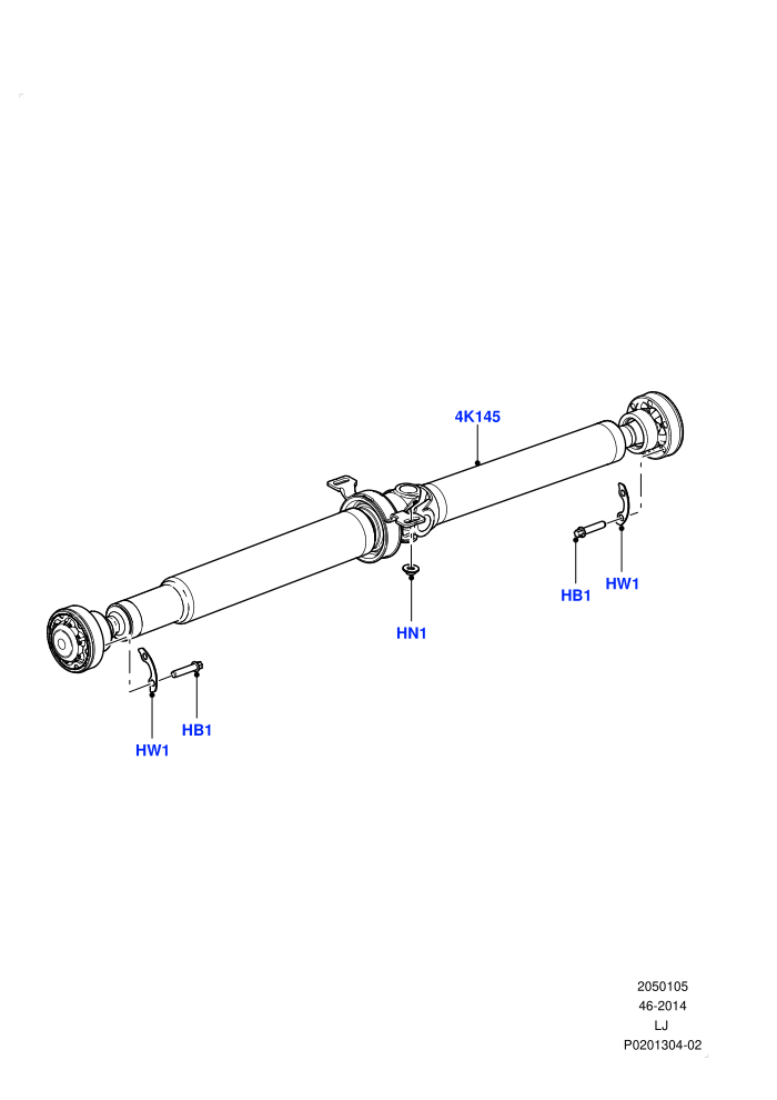 Drive Shaft - Rear Axle Drive ((V)FROMAA000001)