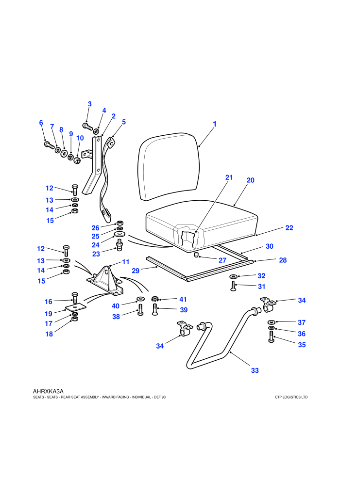 Rear Inward Facing-Individual
