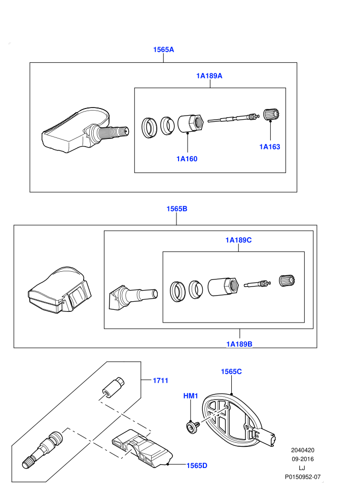 Tyre Pressure Monitor System ((V)TO9A999999)