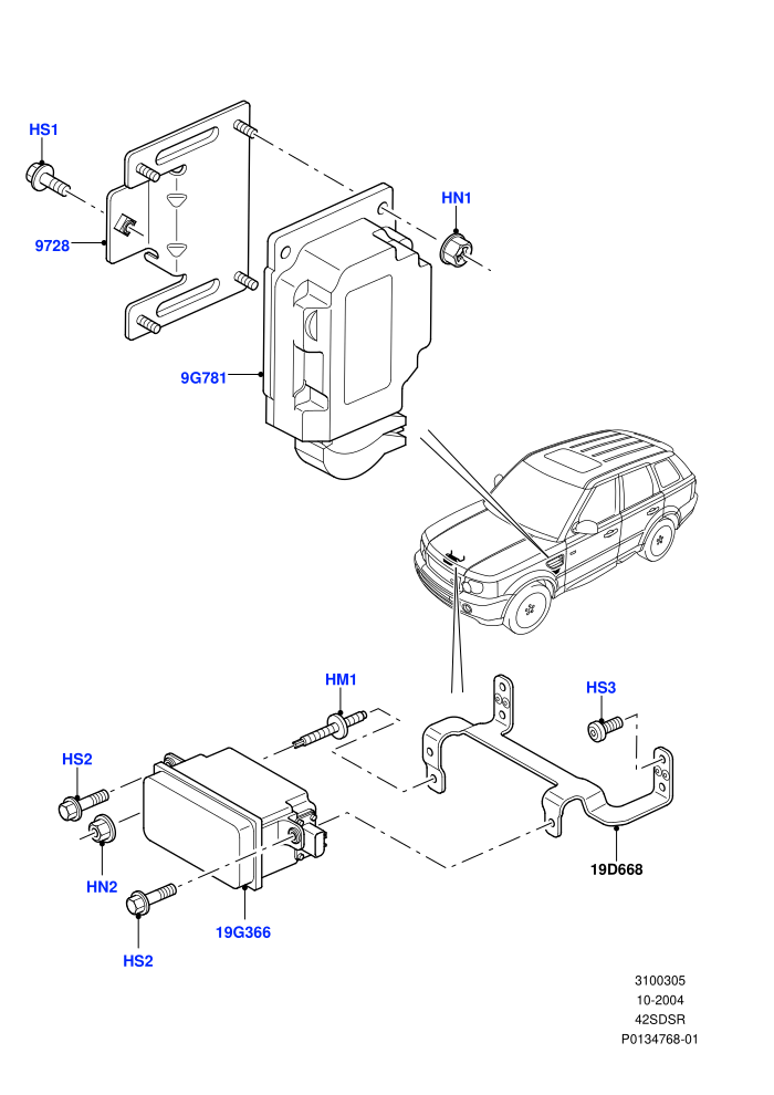 Speed Control (AJ Petrol 4.2 V8 Supercharged,With Adaptive Speed Control)