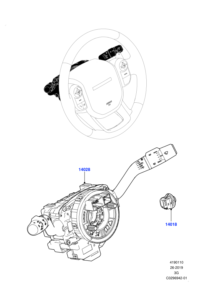 Switches (Changsu (China))(Steering Column)