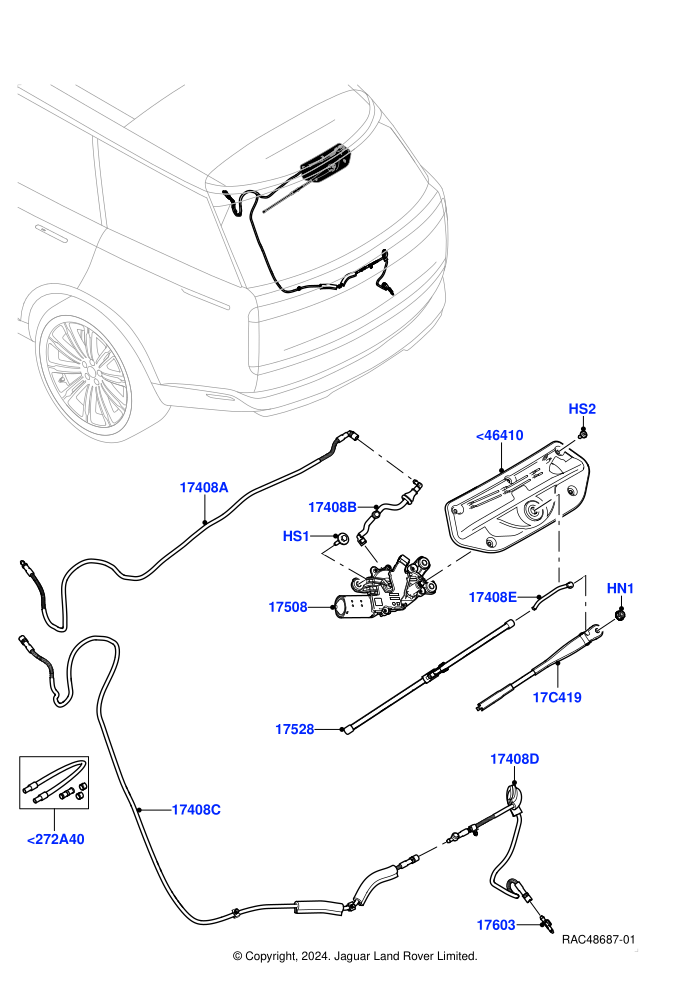 Rear Window Wiper And Washer