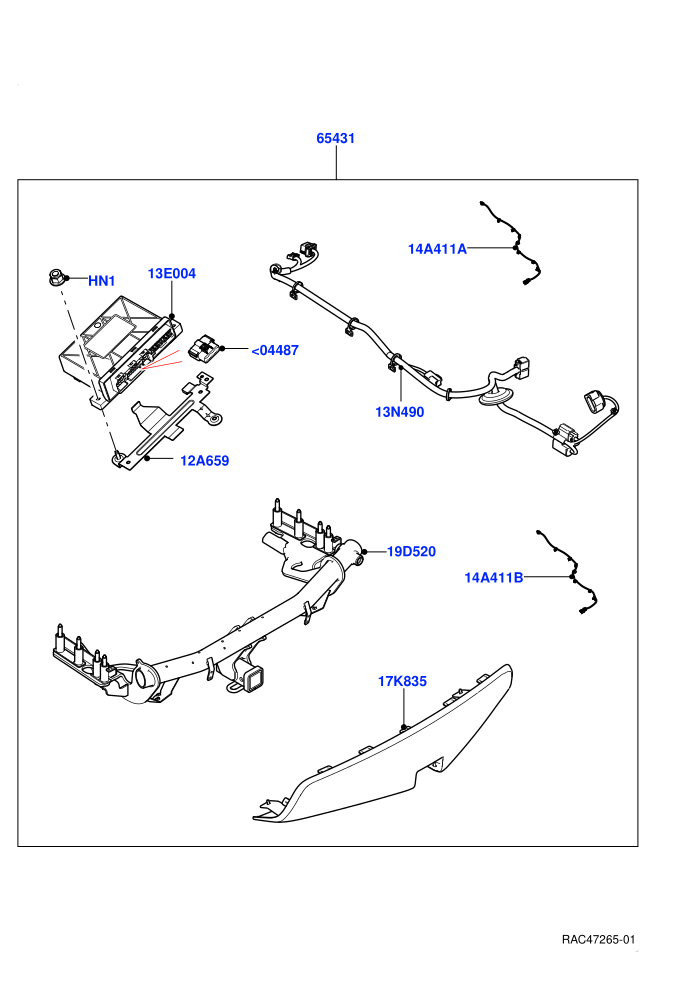 Accessory Pack (NAS 2 Square Reciever Towing)((V)FROMRH000001)