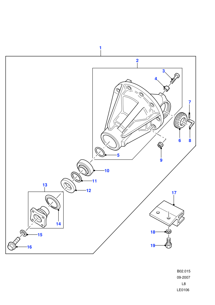 Differential Assembly ((V)FROM7A000001)