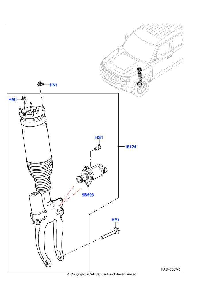 Front Suspension Struts And Springs (Suspension Electronic Air W/Ki)((V)FROMS2000001)