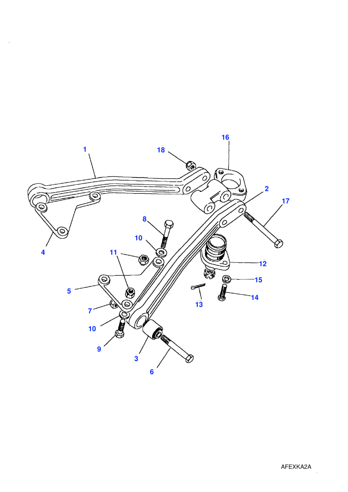 Top Link, Fulcrum & Ball Joint