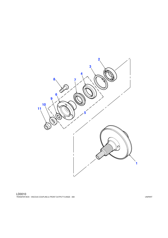 Front Flange & Viscous Coupling